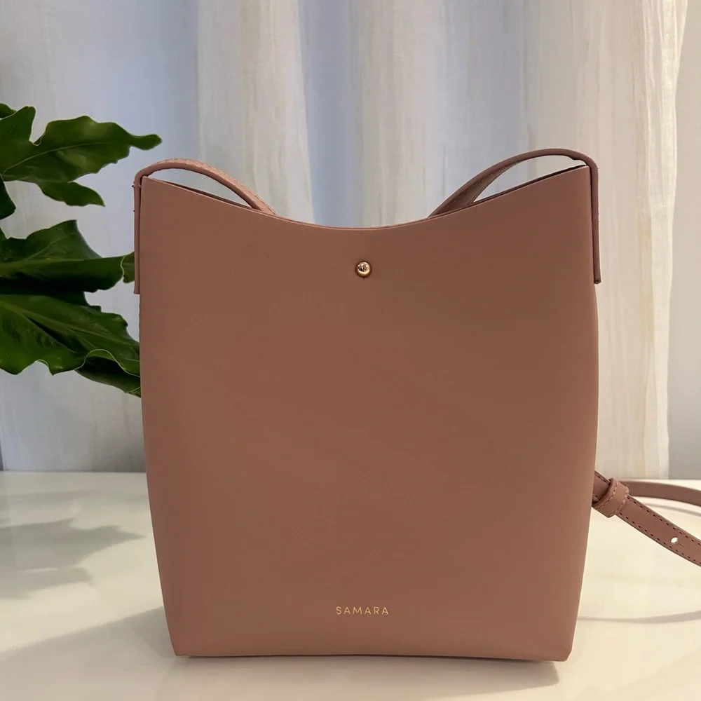 SAMARA Medium Shoulder Bag, Vegan leather - Picture 2 of 7